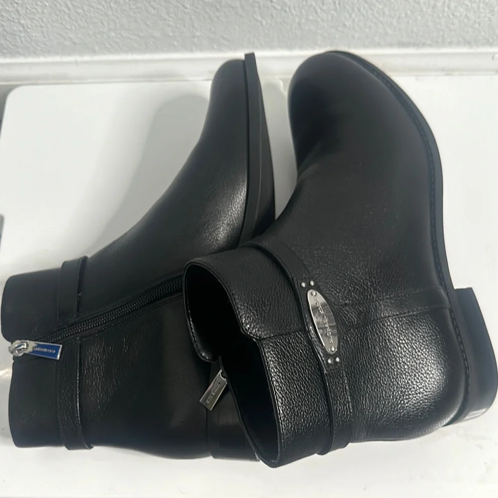 Michael kors black leather ankle boots size 10 great  Women's Black Ankle Boots